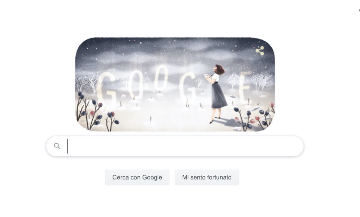 Il doodle di Google e Sylvia Plath